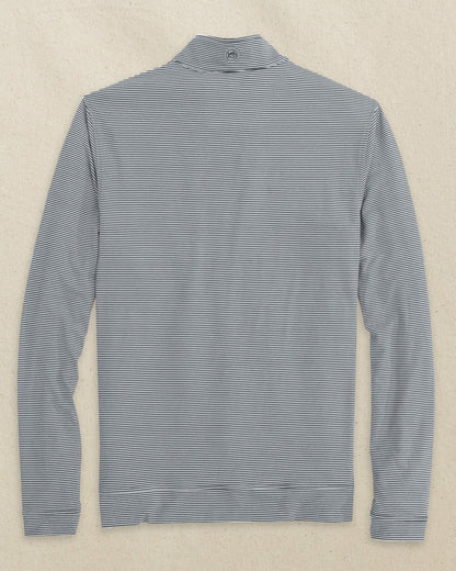 Southern Tide Vanderbilt Commodores Micro-Stripe Quarter Zip For Collegiate