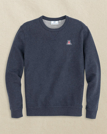 Southern Tide Arizona Wildcats Upper Deck Pullover Sweatshirt For Collegiate