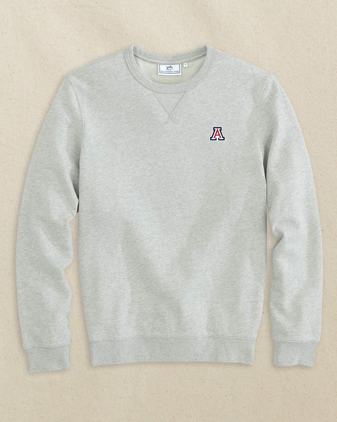 Southern Tide Arizona Wildcats Upper Deck Pullover Sweatshirt For Collegiate