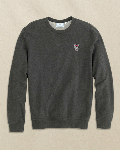 Southern Tide NC State Wolf Head Pullover Sweatshirt For Collegiate