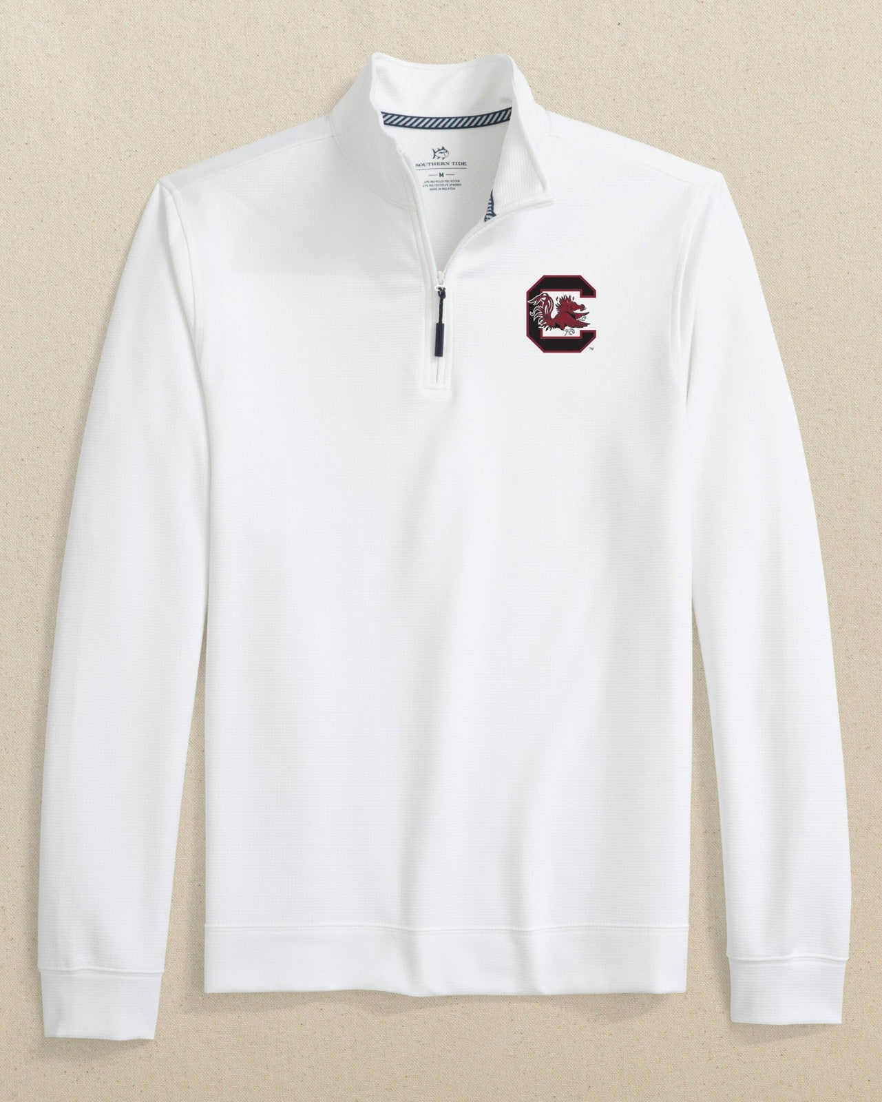 Southern Tide USC Gamecocks Schooner Quarter Zip For Collegiate