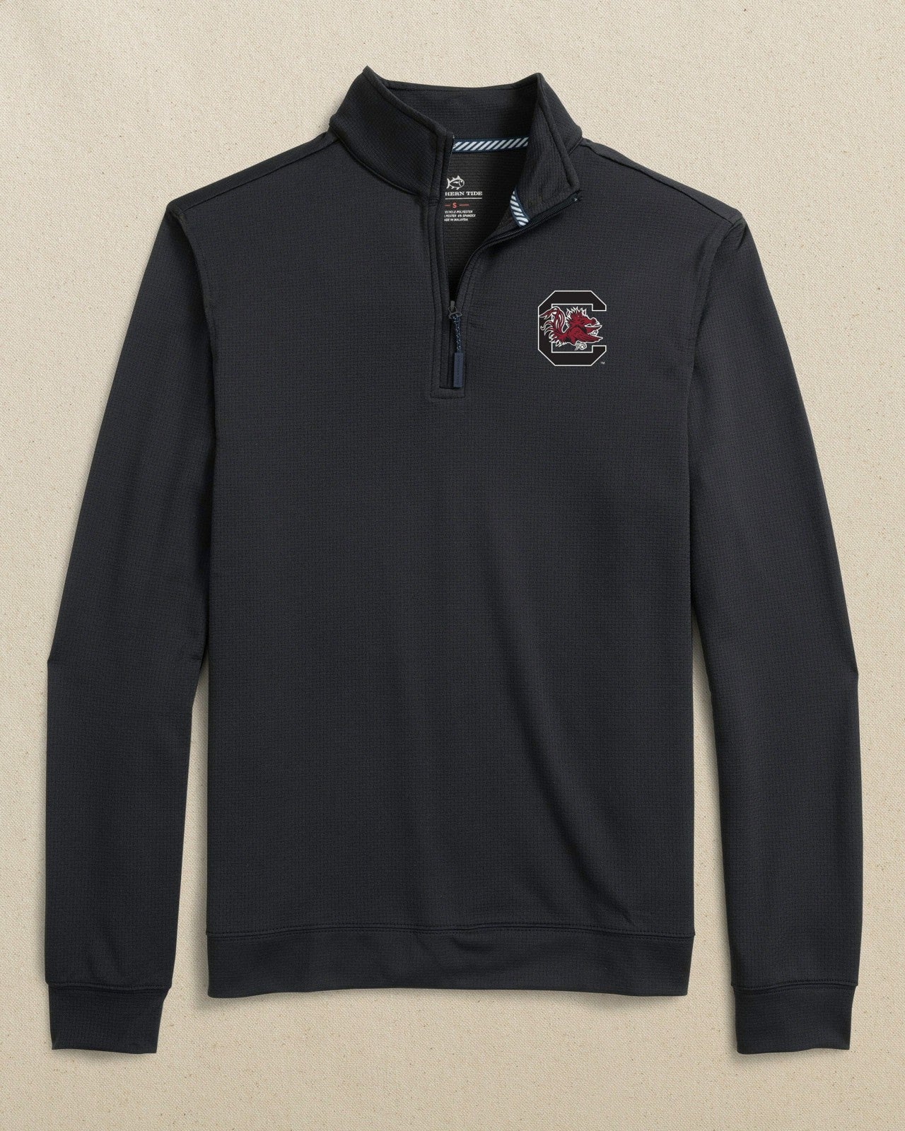Southern Tide USC Gamecocks Schooner Quarter Zip For Collegiate