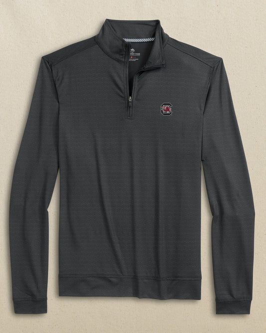 Southern Tide USC Gamecocks Cruiser ST Geo Printed Quarter Zip For Collegiate