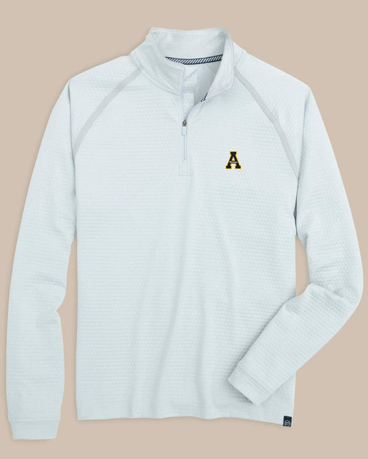 Southern Tide App State Scuttle Heather Quarter Zip For Collegiate
