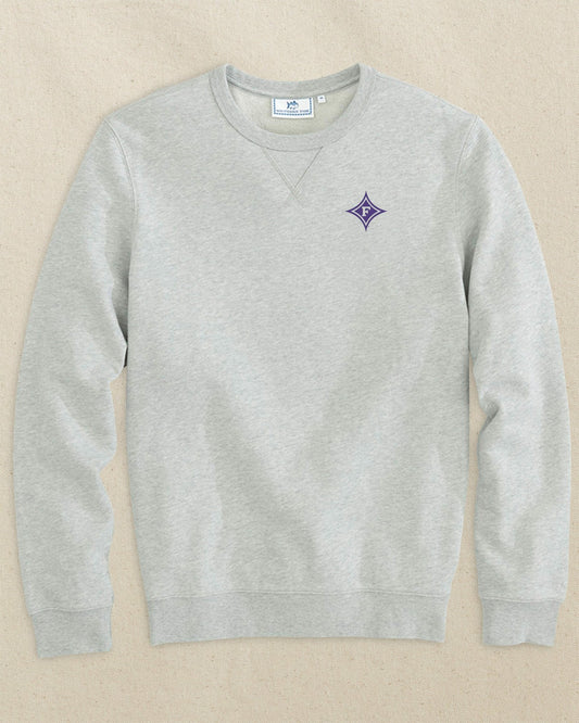 Southern Tide Furman Paladins Upper Deck Pullover Sweatshirt For Collegiate