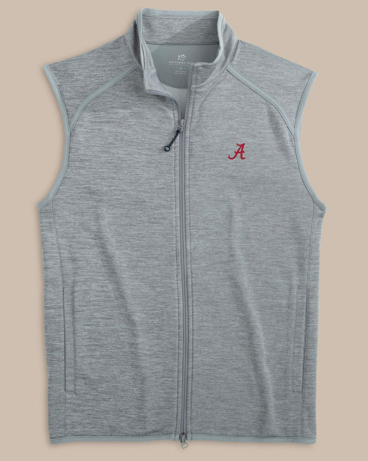 Southern Tide Alabama Crimson Tide Baybrook Heather Vest For Collegiate