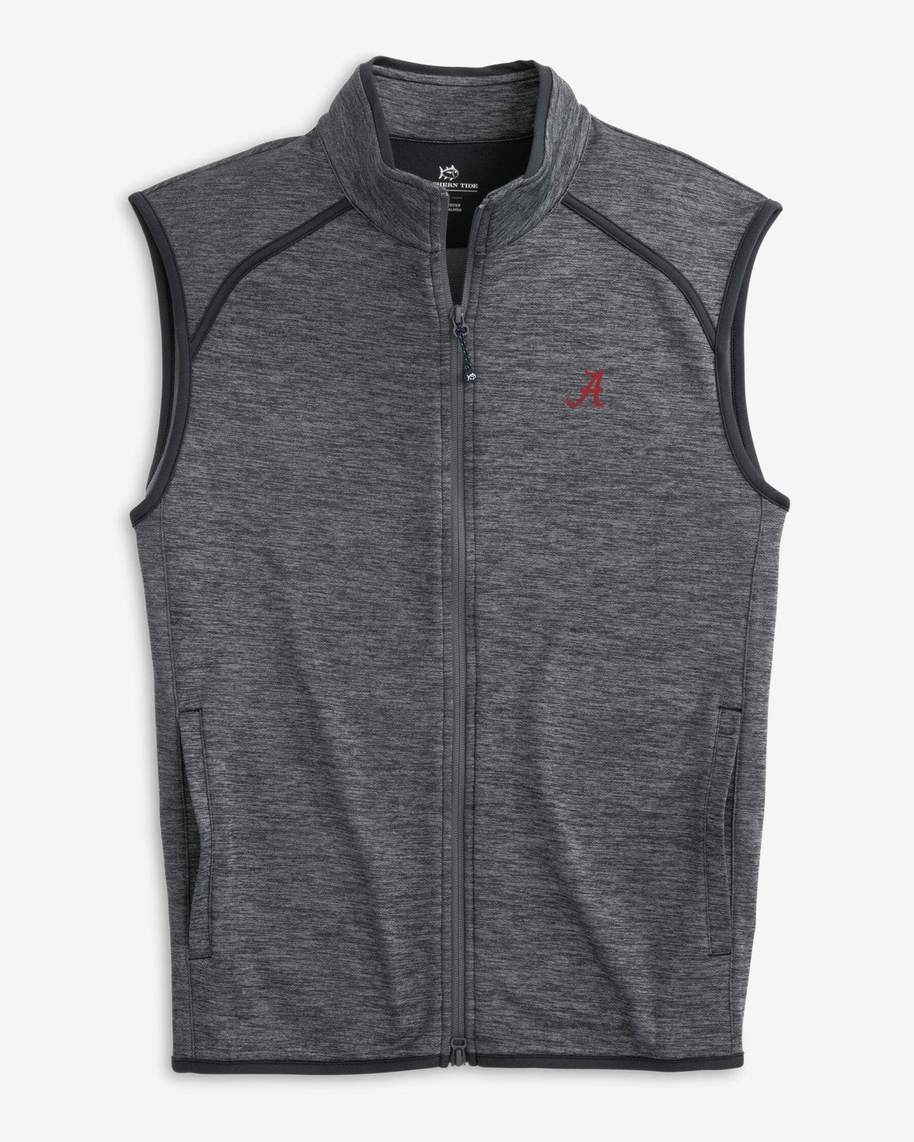 Southern Tide Alabama Crimson Tide Baybrook Heather Vest For Collegiate