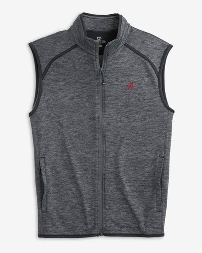 Southern Tide Alabama Crimson Tide Baybrook Heather Vest For Collegiate