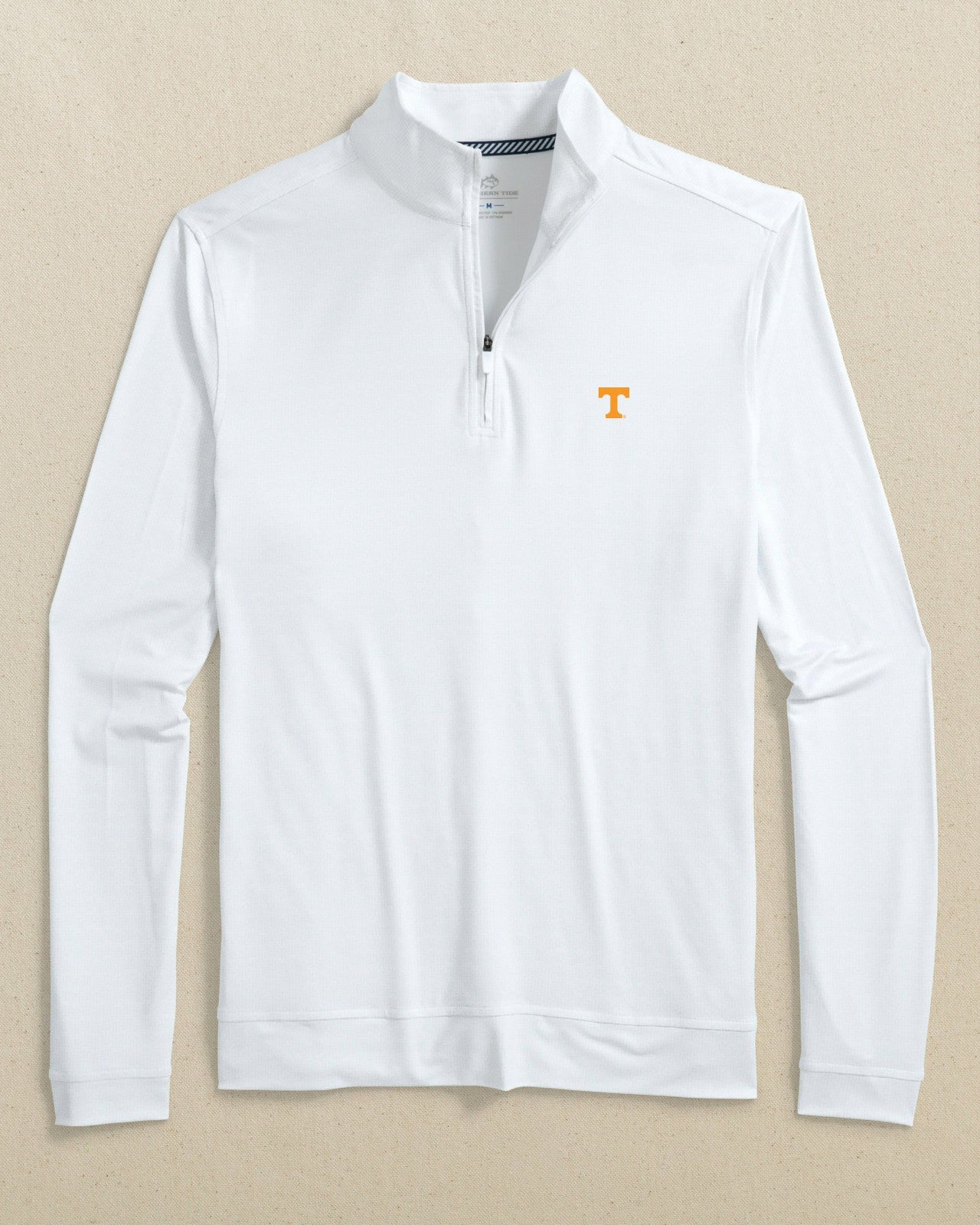 Southern Tide Tennessee Vols Cruiser Geo Printed Quarter Zip For Collegiate