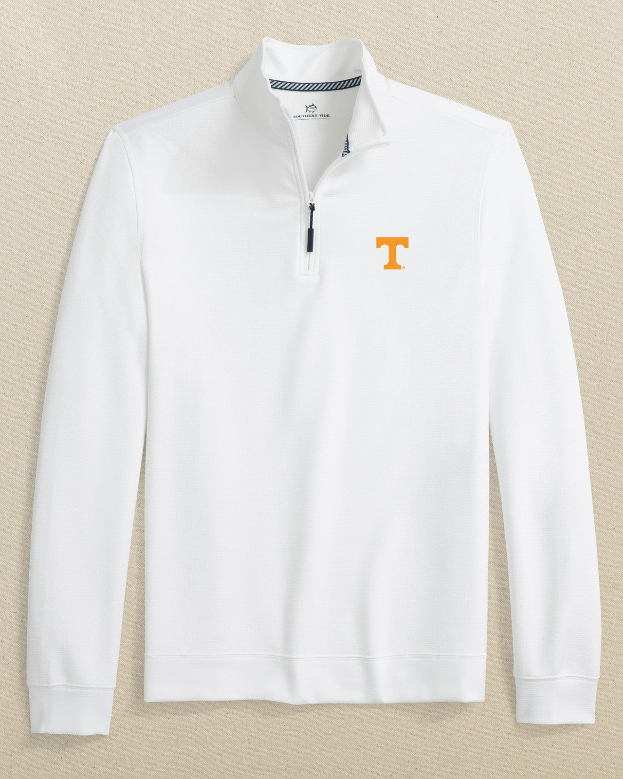 Southern Tide Tennessee Vols Schooner Quarter Zip For Collegiate