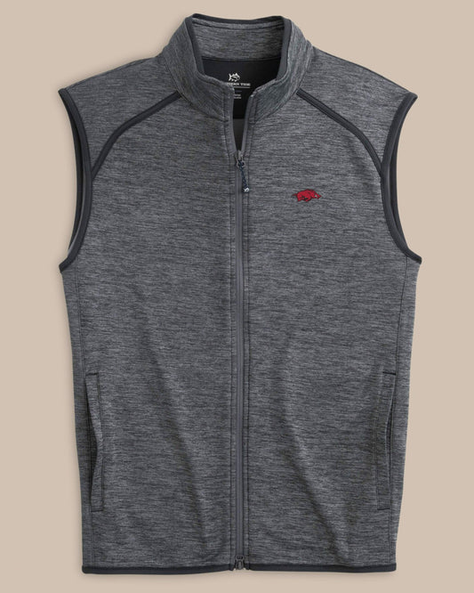 Southern Tide Arkansas Razorbacks Baybrook Heather Vest For Collegiate