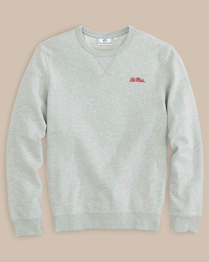 Southern Tide Ole Miss Apparel - Upper Deck Pullover Sweatshirt For Collegiate