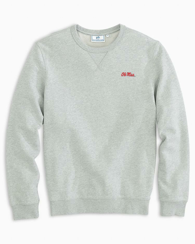 Southern Tide Ole Miss Apparel - Upper Deck Pullover Sweatshirt For Collegiate