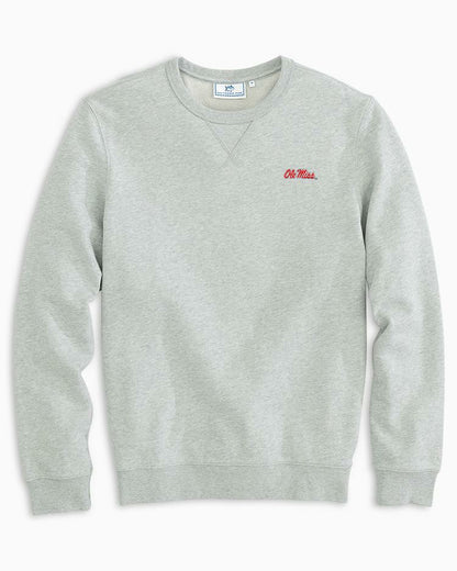Southern Tide Ole Miss Apparel - Upper Deck Pullover Sweatshirt For Collegiate