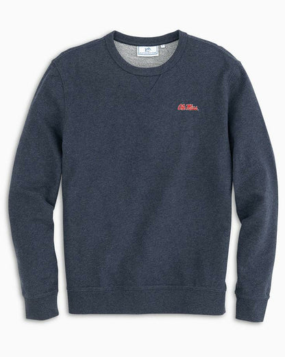 Southern Tide Ole Miss Apparel - Upper Deck Pullover Sweatshirt For Collegiate