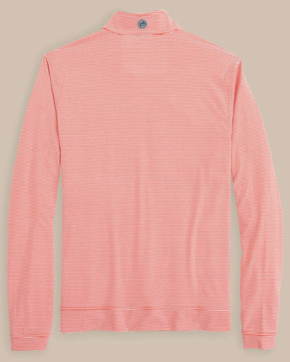 Southern Tide Florida Gators Stripe Heather Quarter Zip For Collegiate