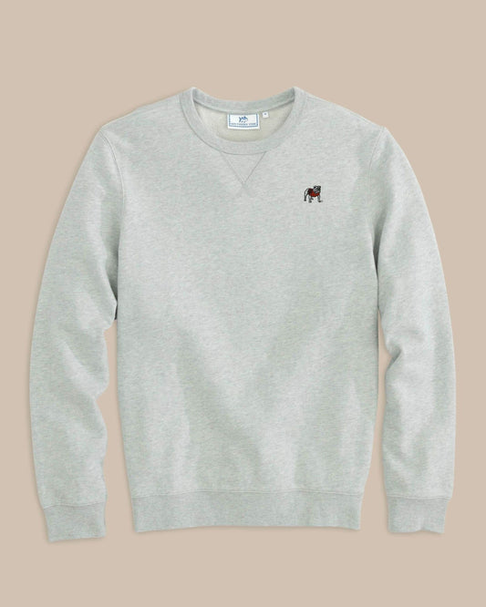 Southern Tide Georgia Bulldogs Upper Deck Pullover Sweater For Collegiate