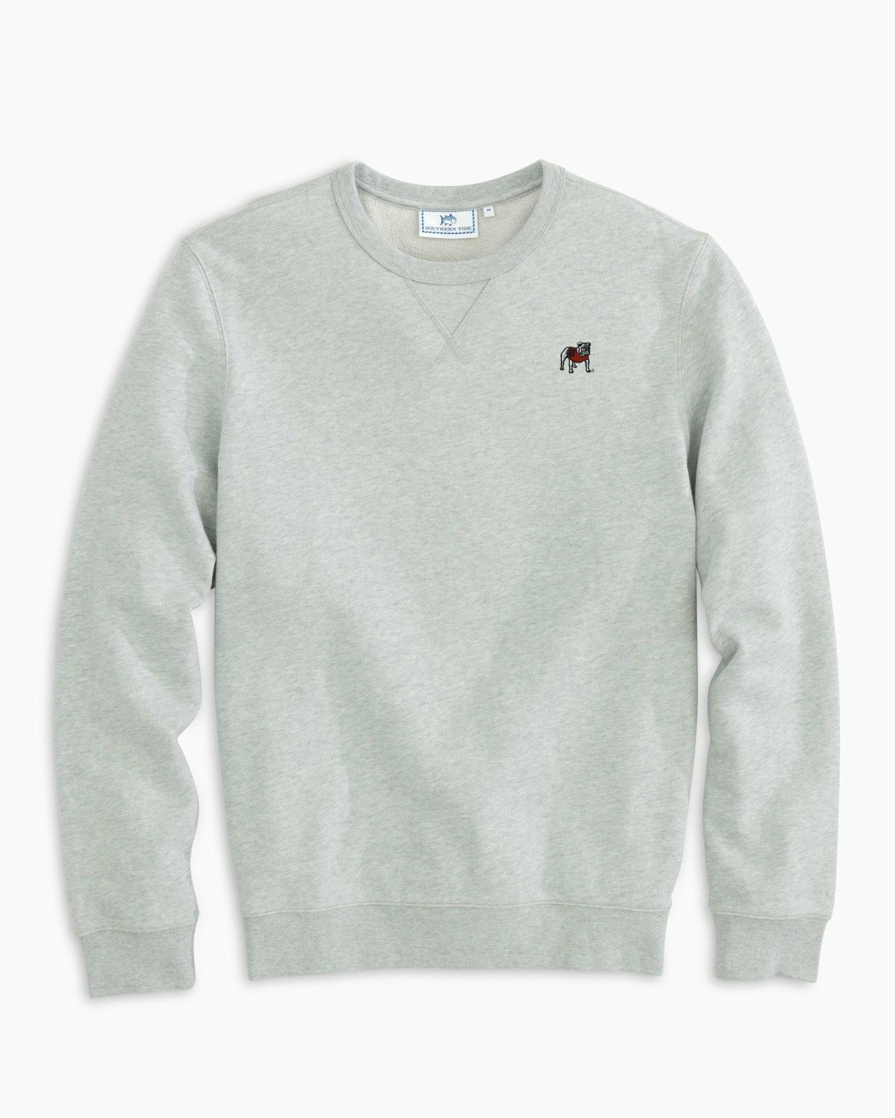 Southern Tide Georgia Bulldogs Upper Deck Pullover Sweater For Collegiate