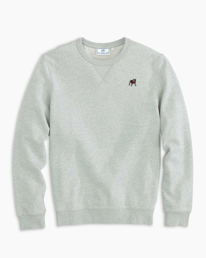 Southern Tide Georgia Bulldogs Upper Deck Pullover Sweater For Collegiate