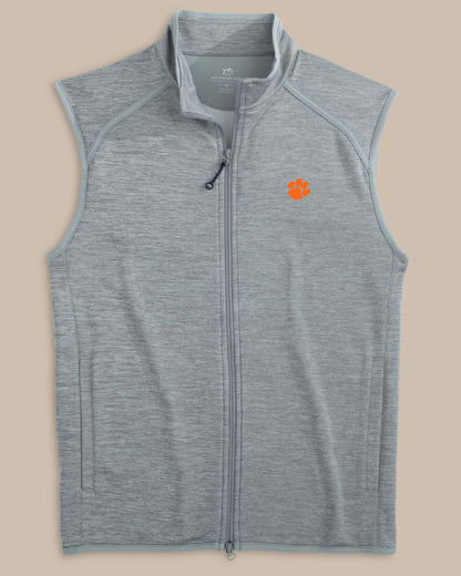 Southern Tide Clemson Tigers Baybrook Heather Vest For Collegiate