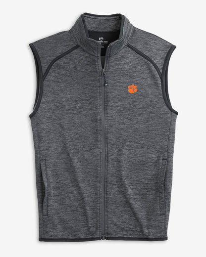 Southern Tide Clemson Tigers Baybrook Heather Vest For Collegiate