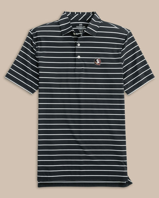 Southern Tide FSU Seminoles brrr°®-eeze Desmond Stripe Polo For Collegiate