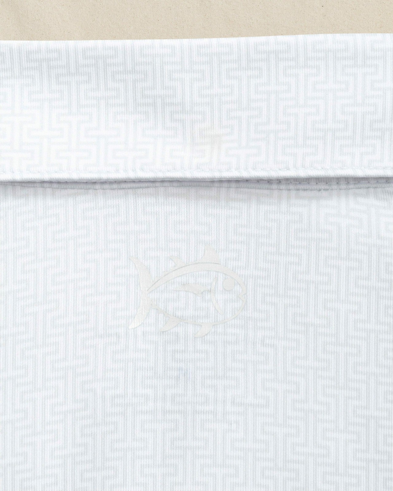Southern Tide Clemson Tigers Driver ST Geo Printed Polo For Collegiate