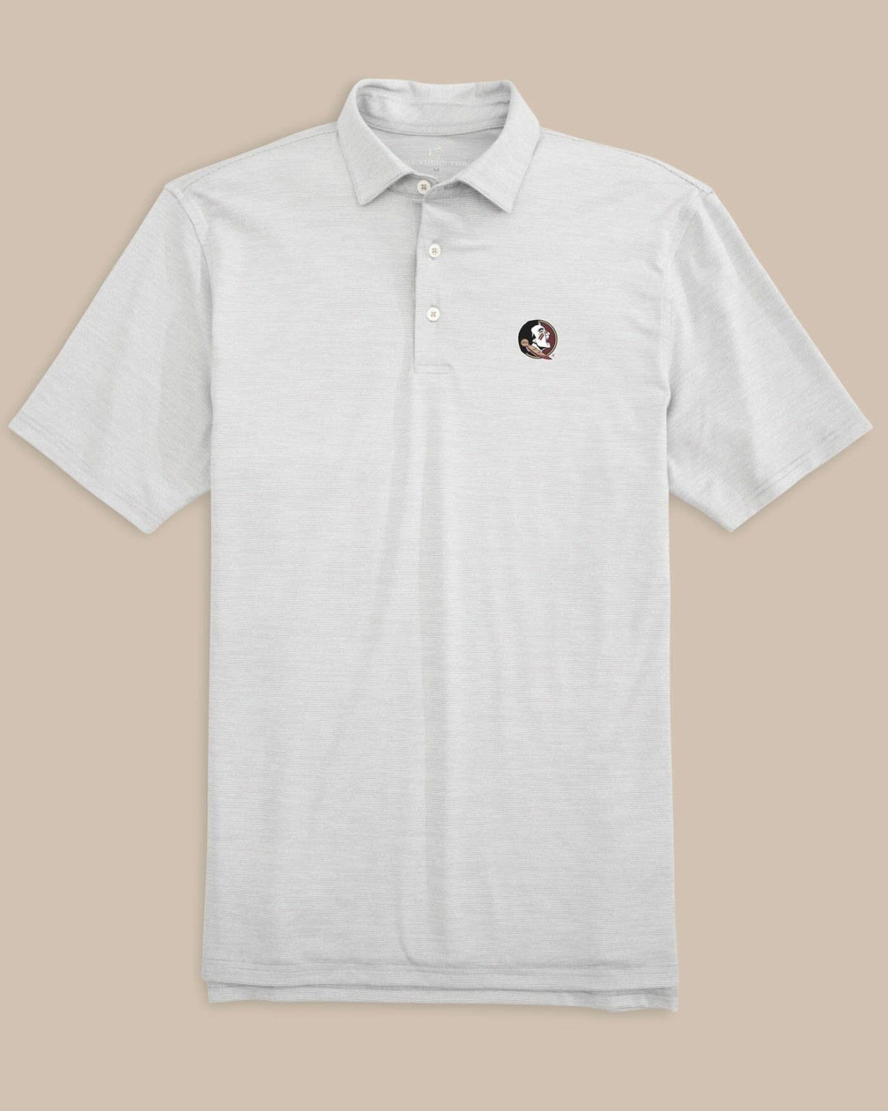 Southern Tide FSU Seminoles Driver Spacedye Polo Shirt For Collegiate