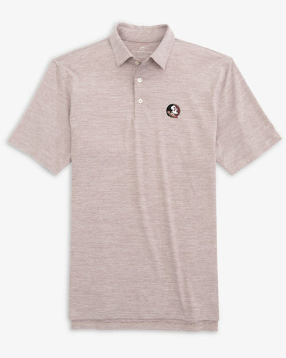 Southern Tide FSU Seminoles Driver Spacedye Polo Shirt For Collegiate