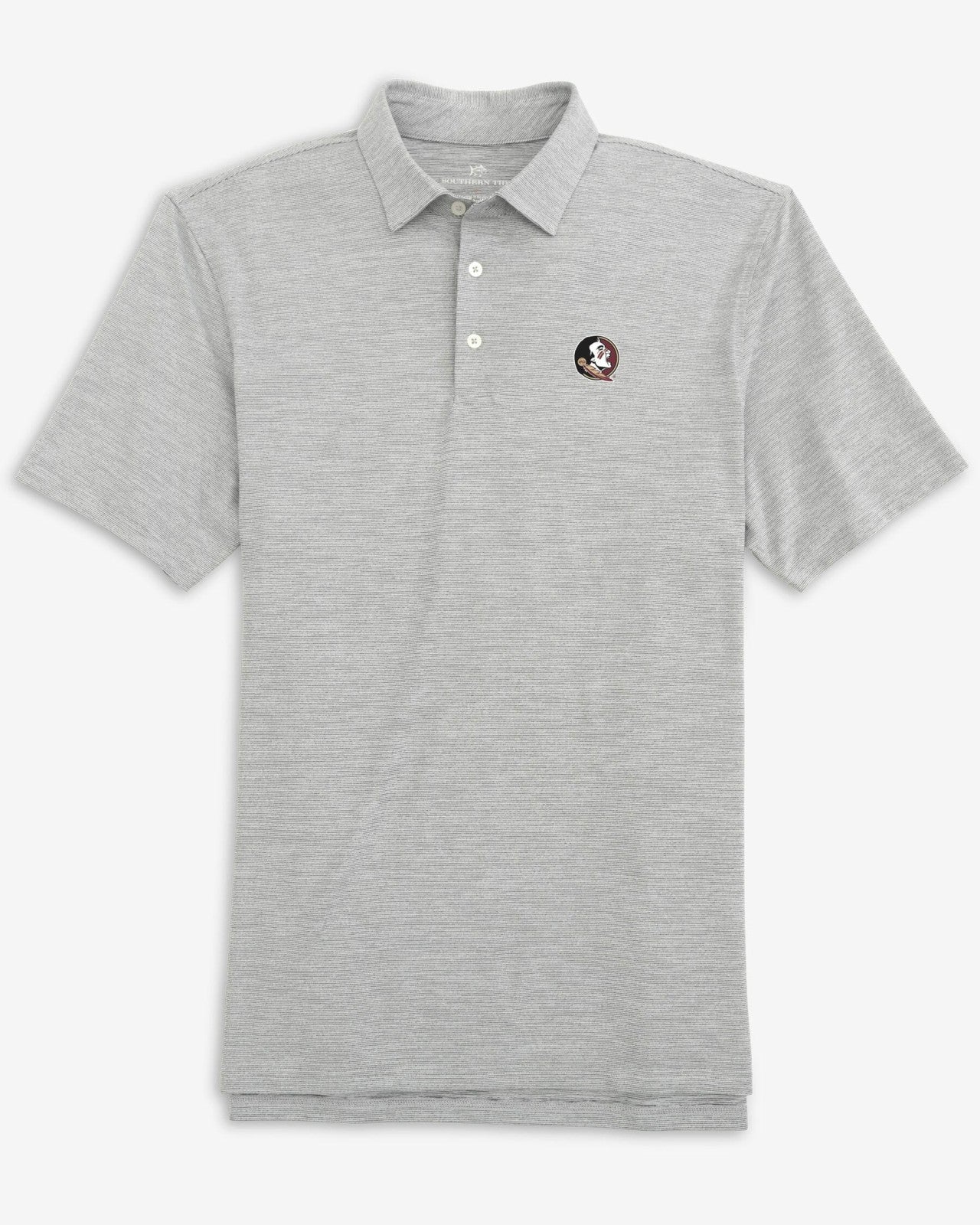 Southern Tide FSU Seminoles Driver Spacedye Polo Shirt For Collegiate