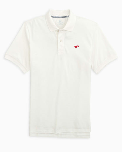 Southern Tide SMU Mustangs Skipjack Polo For Collegiate