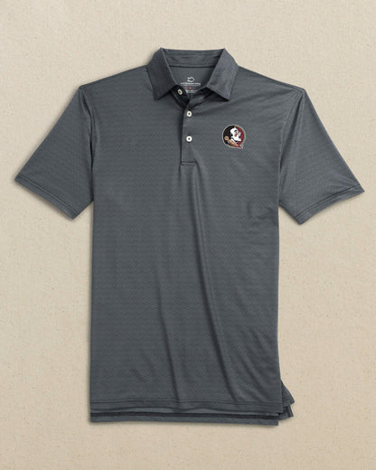 Southern Tide FSU Seminoles Driver ST Geo Printed Polo For Collegiate