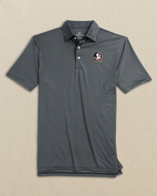 Southern Tide FSU Seminoles Driver ST Geo Printed Polo For Collegiate