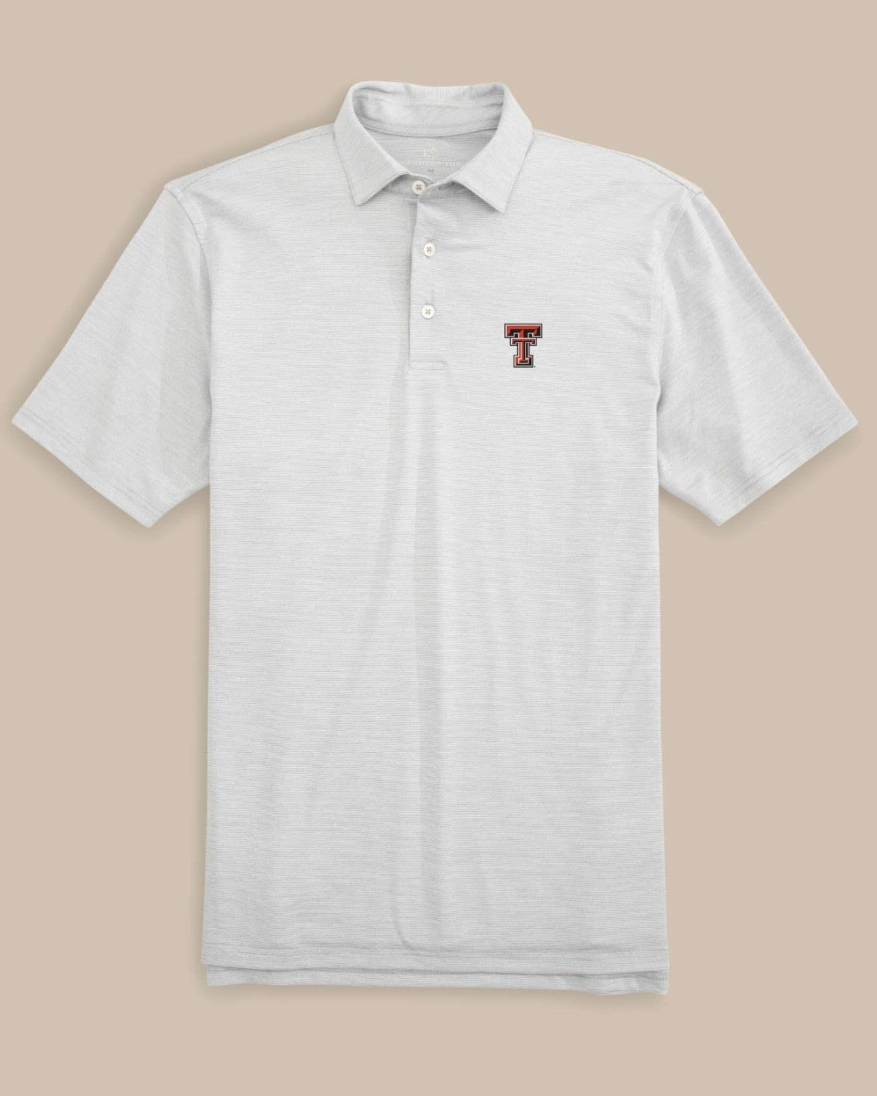Southern Tide Texas Tech Driver Spacedye Polo Shirt For Collegiate