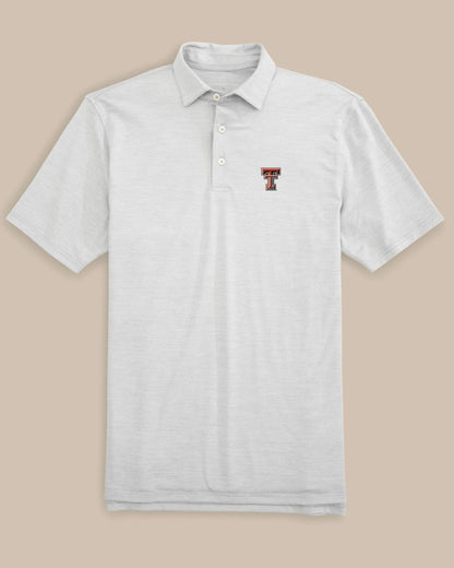 Southern Tide Texas Tech Driver Spacedye Polo Shirt For Collegiate