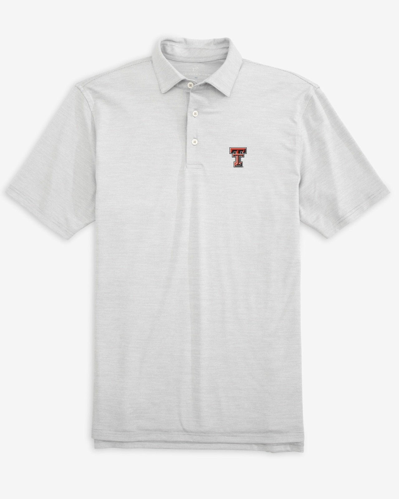 Southern Tide Texas Tech Driver Spacedye Polo Shirt For Collegiate