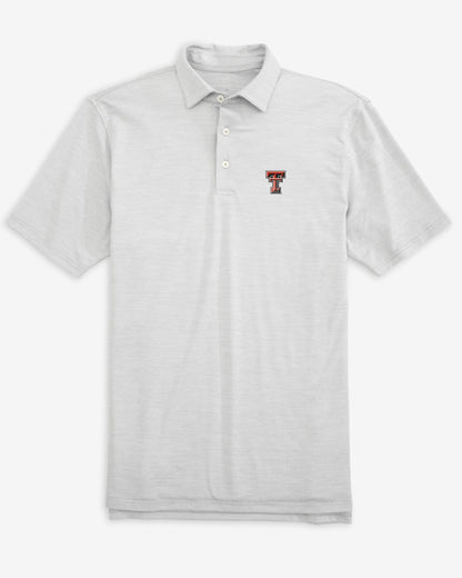 Southern Tide Texas Tech Driver Spacedye Polo Shirt For Collegiate