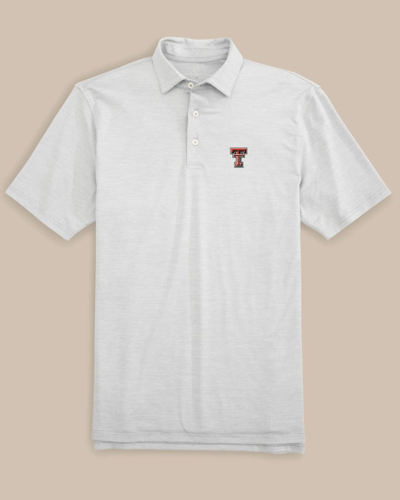 Southern Tide Texas Tech Driver Spacedye Polo Shirt For Collegiate