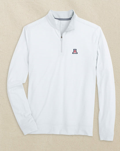Southern Tide Arizona Wildcats Cruiser Stripe Quarter Zip For Collegiate