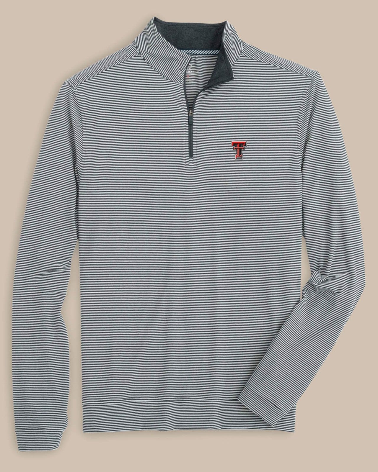 Southern Tide Texas Tech Red Raiders Heather Quarter Zip For Collegiate