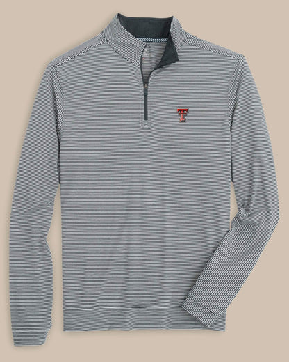 Southern Tide Texas Tech Red Raiders Heather Quarter Zip For Collegiate