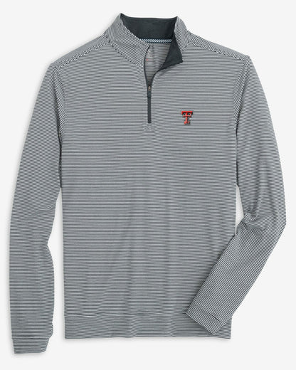 Southern Tide Texas Tech Red Raiders Heather Quarter Zip For Collegiate