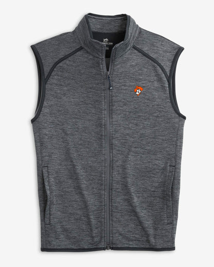 Southern Tide Oklahoma State Cowboys Baybrook Heather Vest For Collegiate