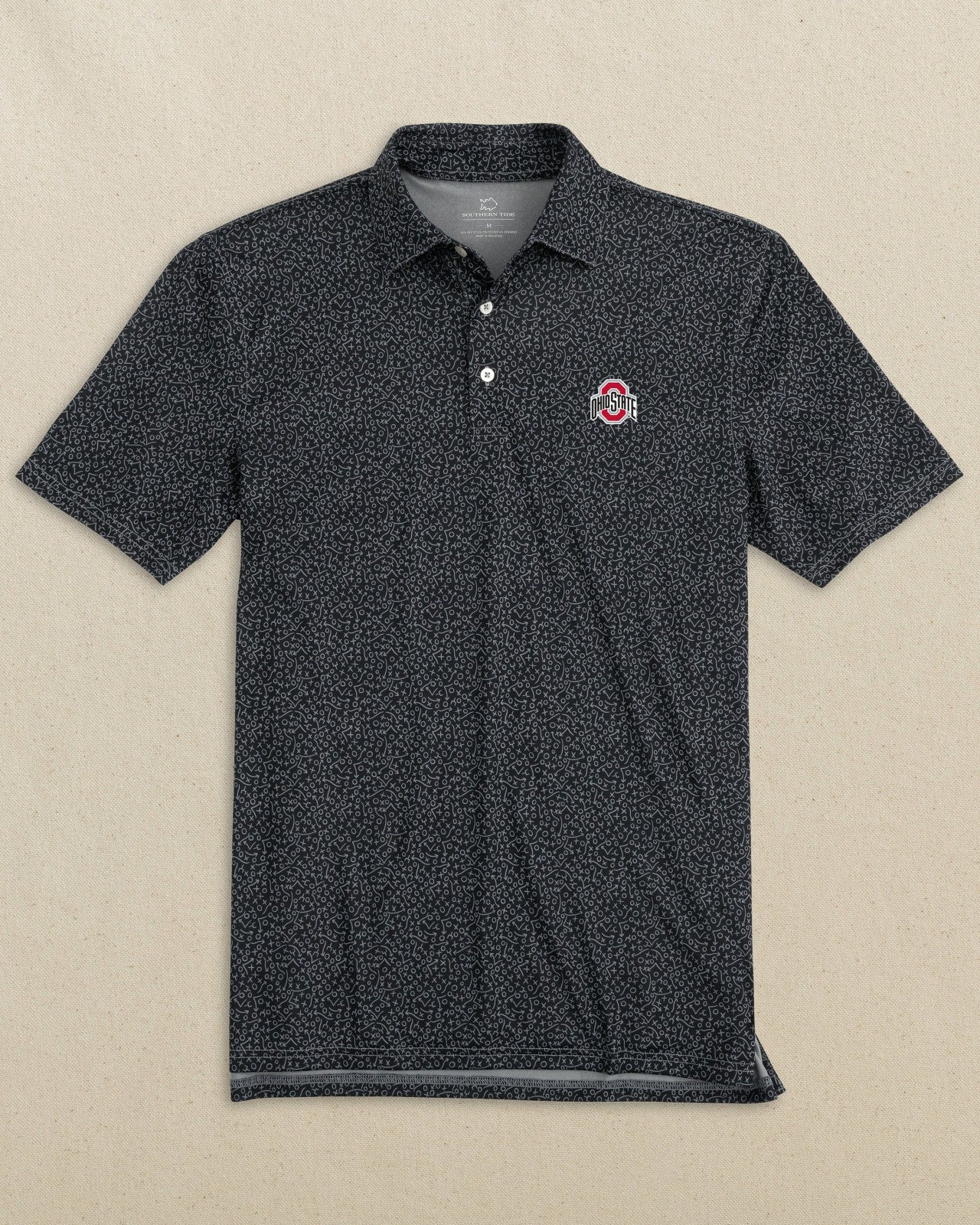 Southern Tide Ohio State Buckeyes Driver Gameplay Polo For Collegiate