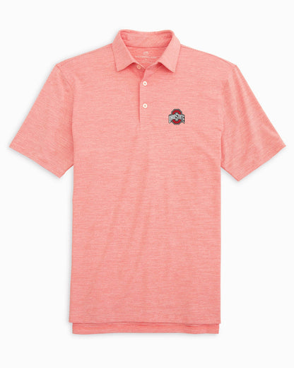 Southern Tide Ohio State Buckeyes Driver Spacedye Polo Shirt – Southern Tide For Collegiate