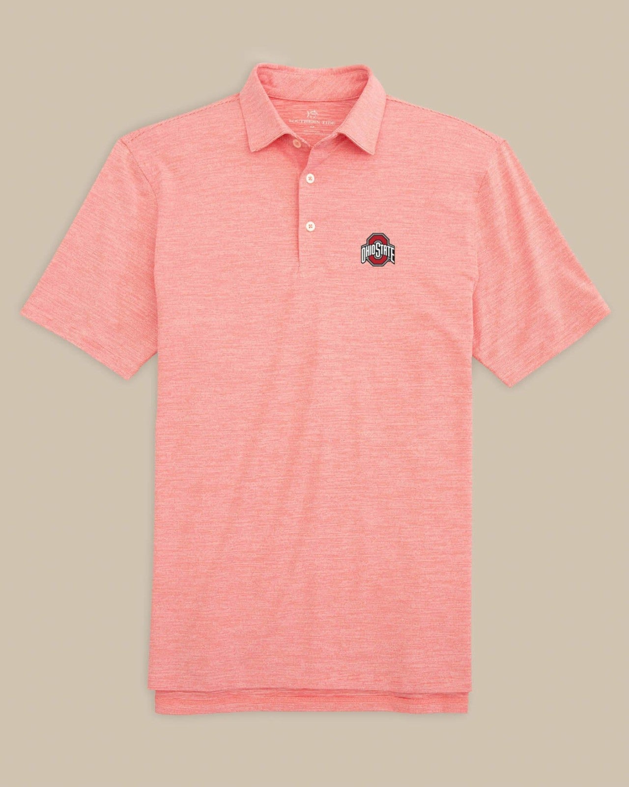 Southern Tide Ohio State Buckeyes Driver Spacedye Polo Shirt – Southern Tide For Collegiate