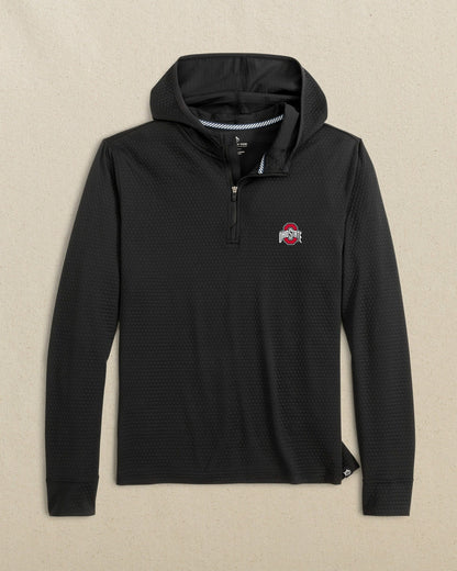 Southern Tide Ohio State Buckeyes Scuttle Quarter Zip Hoodie For Collegiate