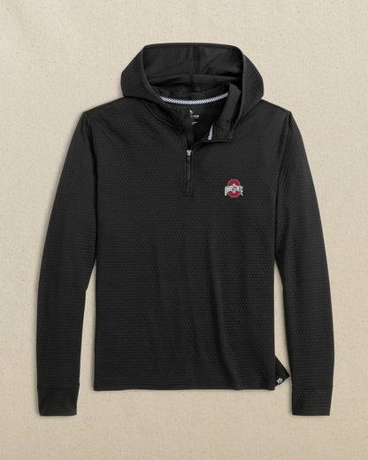 Southern Tide Ohio State Buckeyes Scuttle Quarter Zip Hoodie For Collegiate