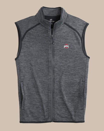Southern Tide Ohio State Buckeyes Baybrook Heather Vest For Collegiate
