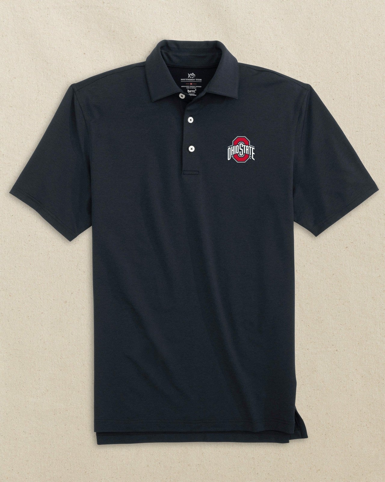 Southern Tide Ohio State Buckeyes brrr°®-eeze Heather Polo For Collegiate